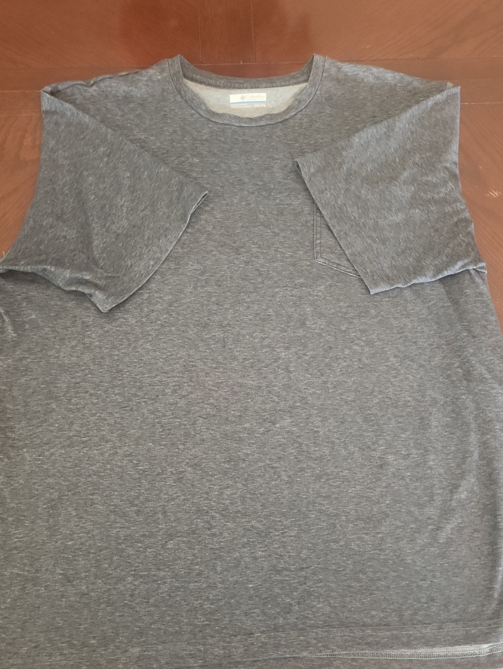 Columbia Men's Short-Sleeve Pocket Tee - Heather Gray